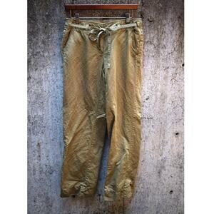 J.Crew City Fit Linen Blend Drawstring Pants – Khaki, Size 4